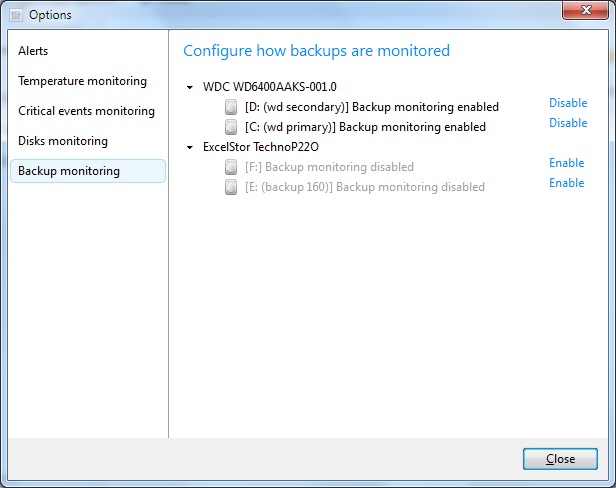 Configure Backup Monitoring
