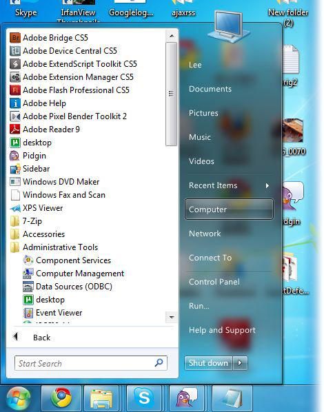 ViStart Windows 8 start button