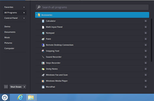 Pokki Start menu for Windows 8