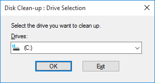 Disk cleanup tool