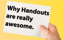 Create editable and printable handouts in PowerPoint 2013